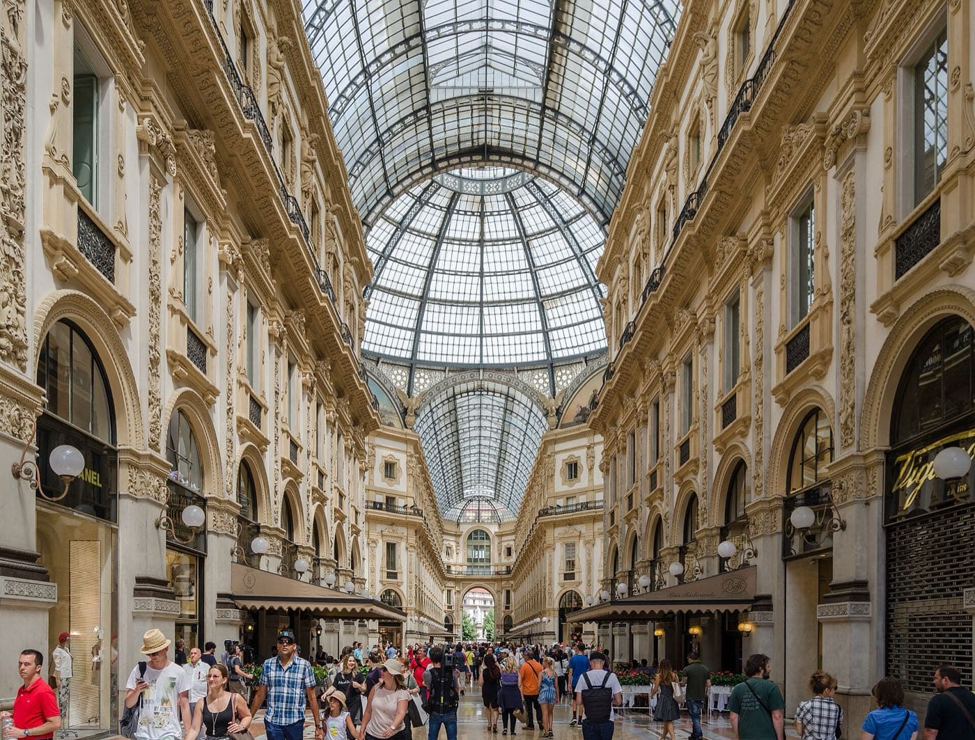 Milan, city view
