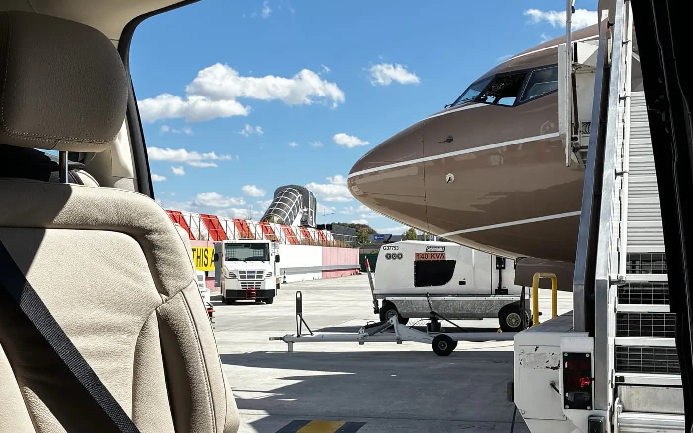 Ground and in-flight services