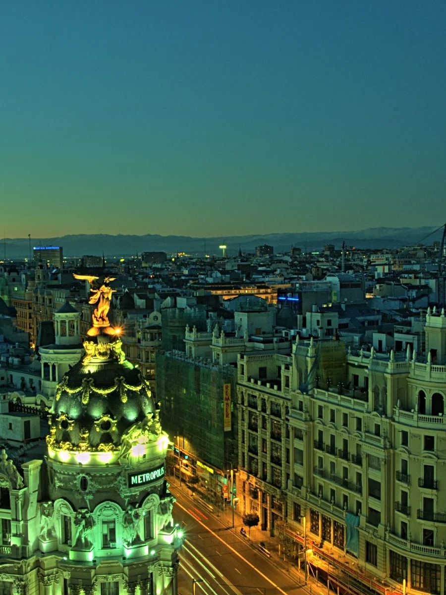 Madrid, city view