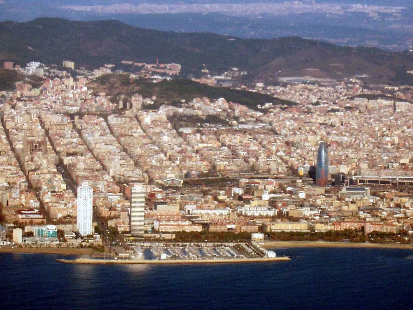 Barcelona, city view